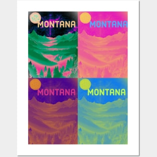 Montana pop art Posters and Art